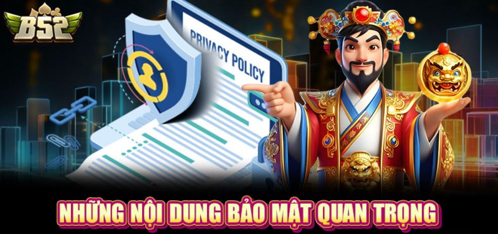 Những nội dung bảo mật rất quan trọng